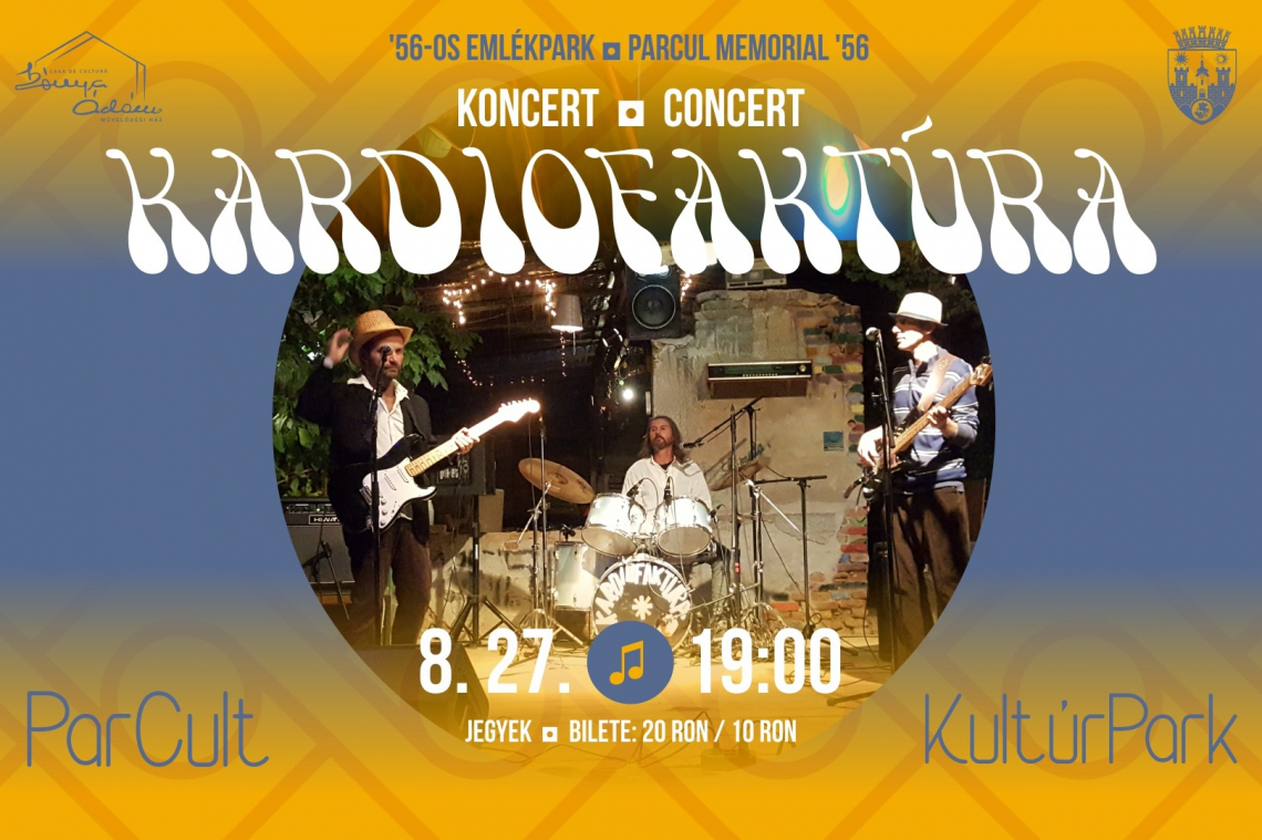 Kardiofaktúra koncert a KultúrParkban